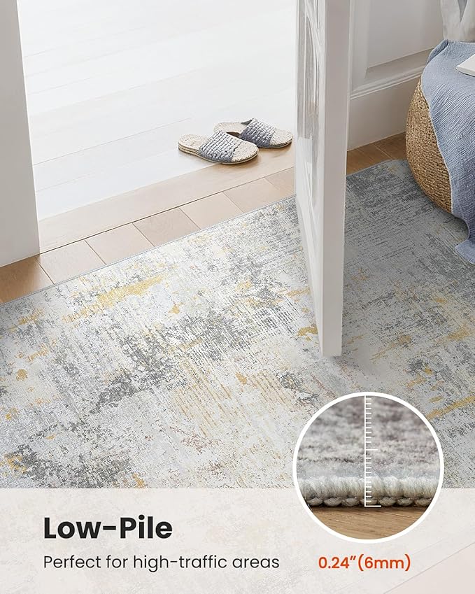 8x10 Area Rugs for Living Room, Modern Abstract Washable Rug - Image 7