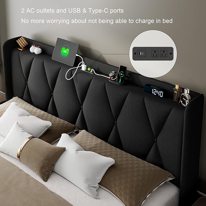 Feonase King Size Bed Frame - Image 4