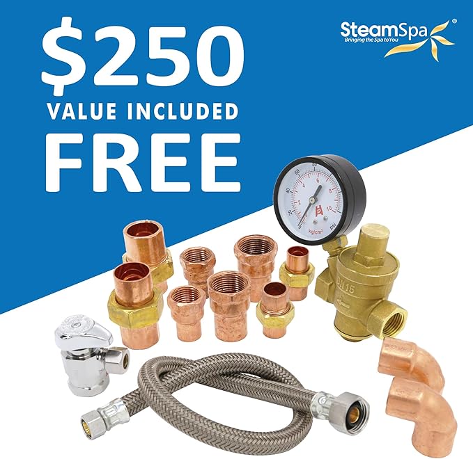 SteamSpa Executive 12 KW QuickStart ACU-Steam Bath Generator Package - Image 5