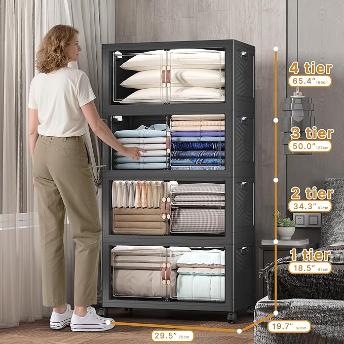 Extra Large Stackable Storage Bins - Image 2