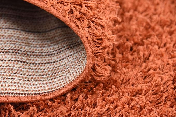 Unique Loom Solid Shag Collection Area Rug - Image 11
