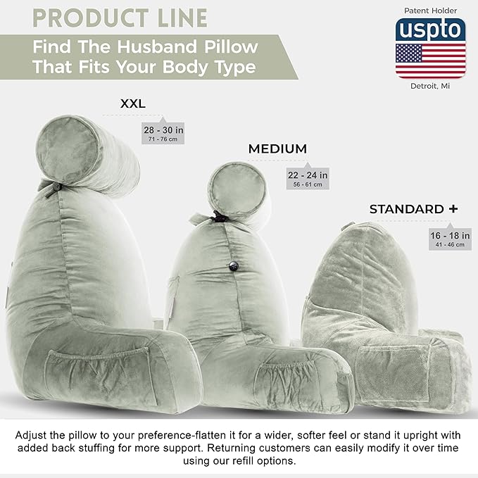 Husband Pillow XXL Reading Pillow - Image 4