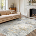 6x9 Area Rugs for Living Room, Modern Abstract Washable Rug by AMADAHOMEFURNISHING