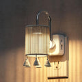 L LOHAS LED Night Lights Plug into Wall, Boho Fabric Cylinder Night Light by LLOHASLED