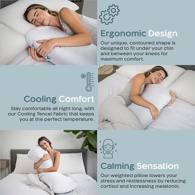 Weighted Body Pillow 8lbs - Image 4