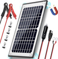 POWOXI 10W 12V Magnetic Solar Battery Trickle Charger Maintainer, Built-in MPPT by POWOXI