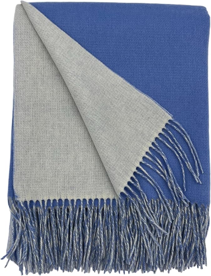 Alashan Cashmere Blend Double Faced Throw-Super Soft and Luxe Fabric- Perfect by Alashan