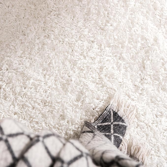 Unique Loom Solid Shag Collection Area Rug - Image 6