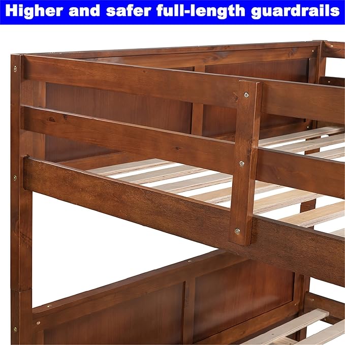 Upgraded Version Best Full Over Full Bunk Bed - Image 7