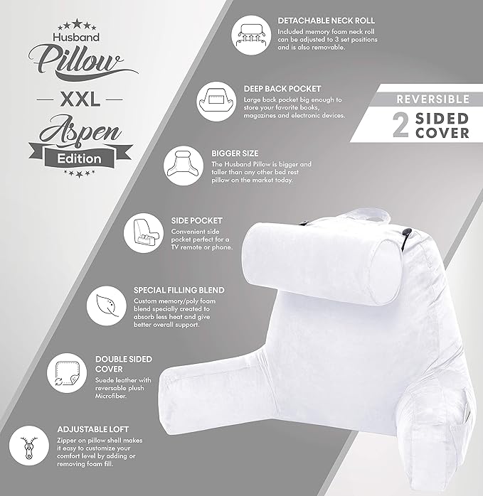 Husband Pillow XXL Aspen Edition - Image 5