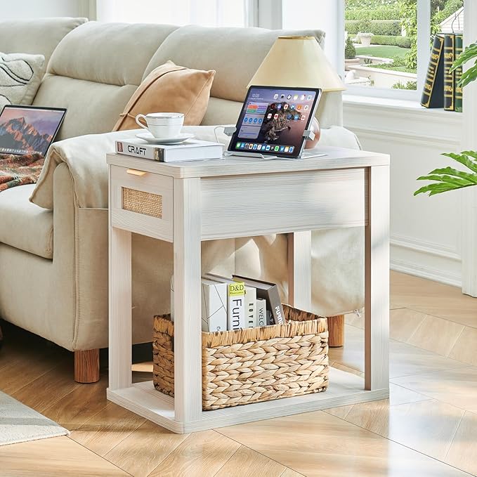 LEYAOYAO Narrow Side Table Set 2 - Image 9