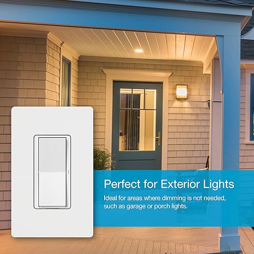 Lutron Claro Smart Switch for Caseta Lighting, for LED Lights, 5 Amp, - Image 7