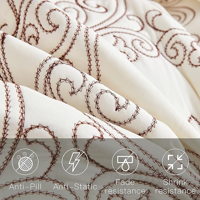 CHIXIN Bedspread Coverlet Quilt Set Full Size - Image 7