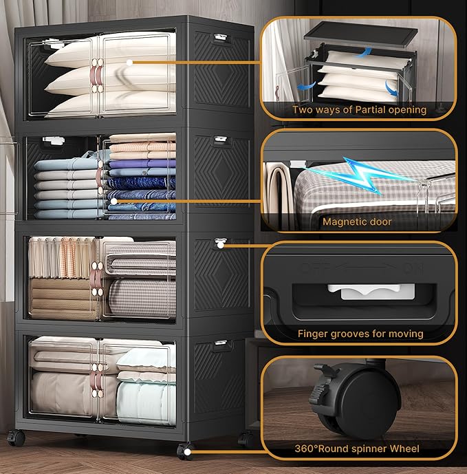 Extra Large Stackable Storage Bins - Image 7
