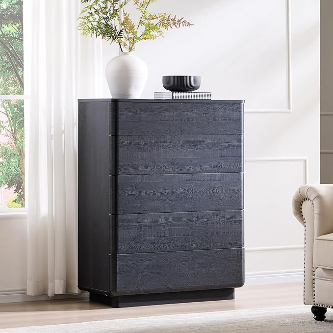 ACCOHOHO 6 Drawer Dresser for Bedroom, 42 Inch Tall Modern Chest of Drawers - Image 7