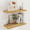 Fun Memories Floating Shelves for Wall, 24 x 9.3 Floating Shelf Wall-Mounted by FunMemories