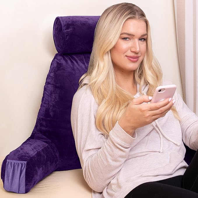 Husband Pillow Medium Purple, Backrest - Image 7