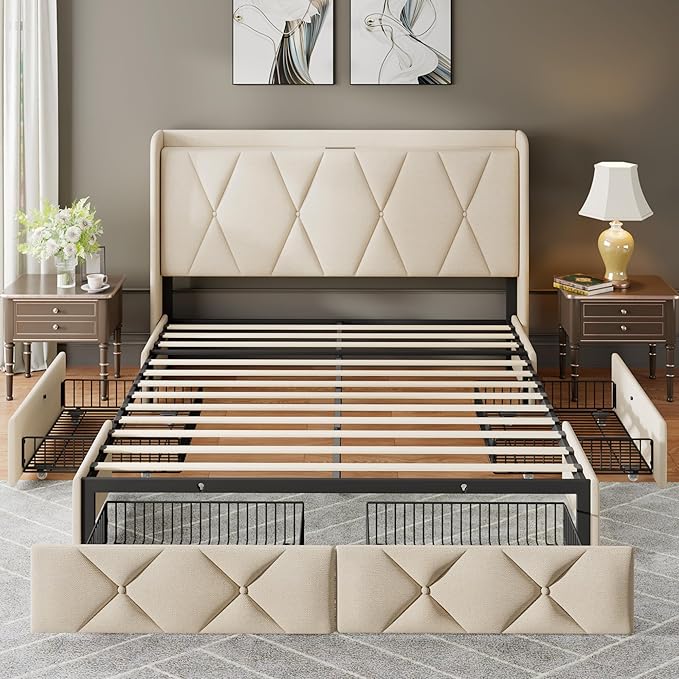 Feonase Full Size Bed Frame - Image 7