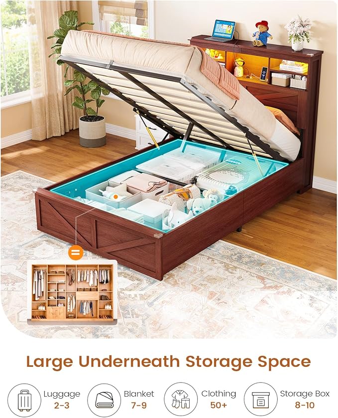 AOGLLATI Farmhouse Twin Bed Frame - Image 5