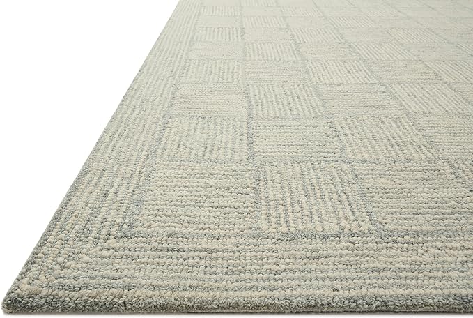 Loloi Chris Loves Julia Francis Collection FRA-03 Silver/Sky 11'-6" x 15' Area - Image 5