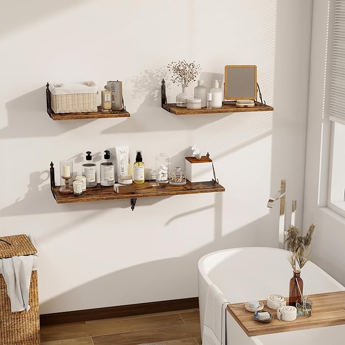 Dreamland Deep Floating Shelves, Wide Display Shelf Wall Mounted - Image 5