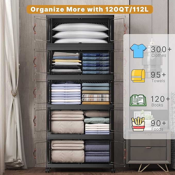 Extra Large Stackable Storage Bins - Image 3