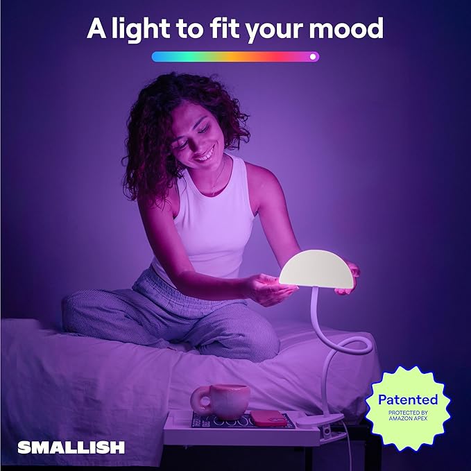 Shroommate Clip On Light and Bed Headboard Lamp, Bedside Table Lamp - Image 3