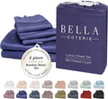 Bella Coterie 6 Piece Luxury Bamboo Viscose California King Size Sheet Set | by BC