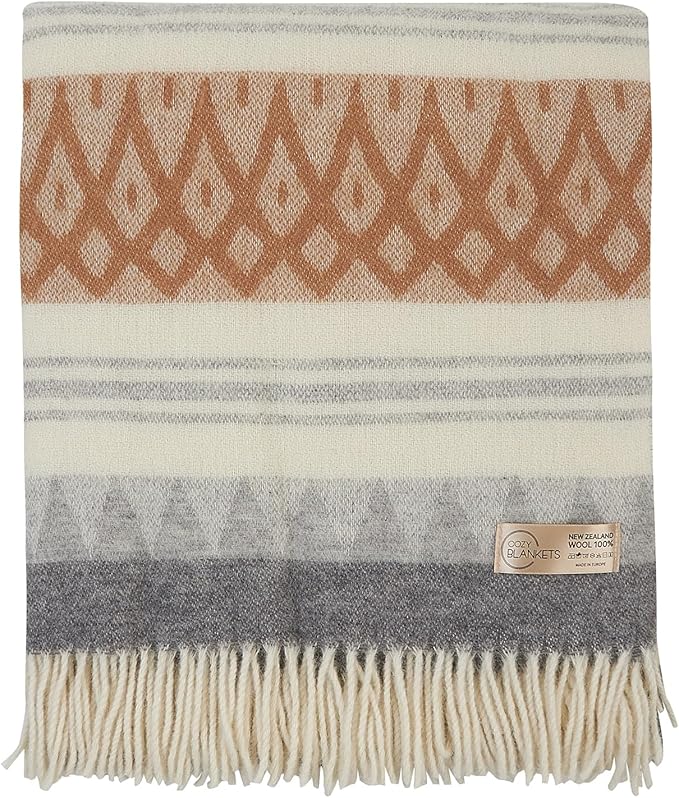 | Wool Blanket/Throw | 100% New Zealand Wool | Perfect by Cozy+Blankets