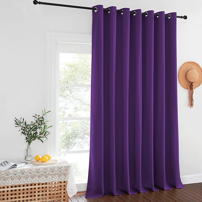NICETOWN Blackout Patio Curtains 100 x 144 Inches Long by NICETOWN