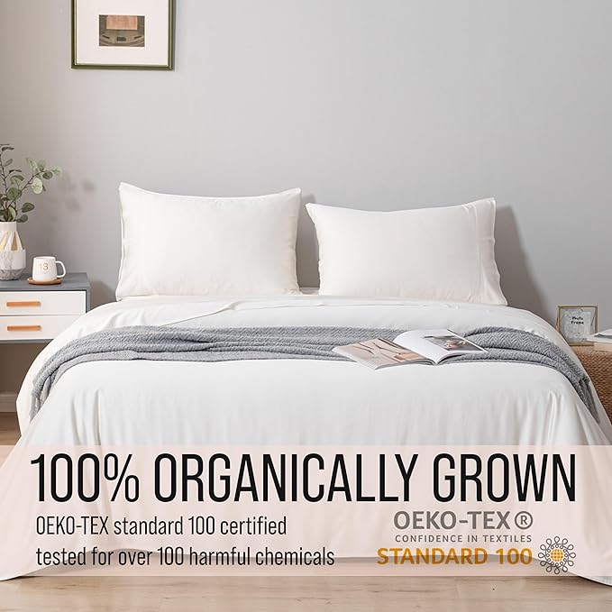 Bella Coterie Luxury Bamboo Viscose Twin XL Size Sheet Set | 100% Organically - Image 4