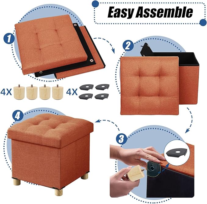 BRIAN & DANY 15 Inches Ottoman - Image 4