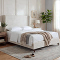 Harper Upholstered Bed with 54" Tall Headboard by Unknown