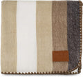 QISU Alpaca Wool Blanket Throw | Large, Stripes | 85 x 65 inches | Ultra-Soft by QISU