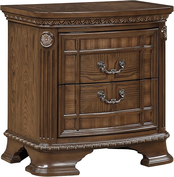 HKHUASEN Traditional Nightstand - Image 3