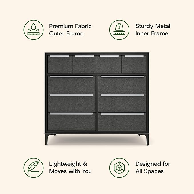 Naima Premium Fabric Dresser - Image 7
