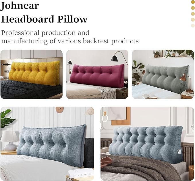 homecozy Wedge Headboard Pillow Dorm Room Reading Pillow Back Support - Image 7