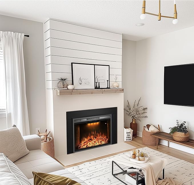 Velaychimny 44.5" W x 32" H Electric Fireplace Insert - Image 7