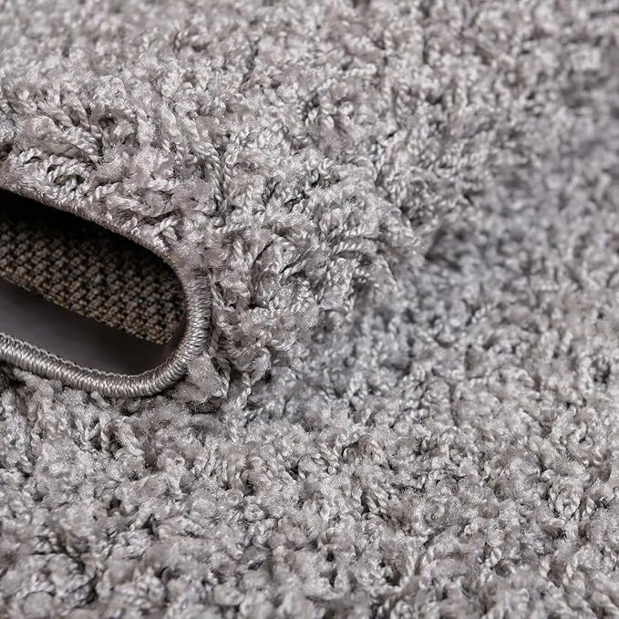 Unique Loom Solid Shag Collection Area Rug - Image 7