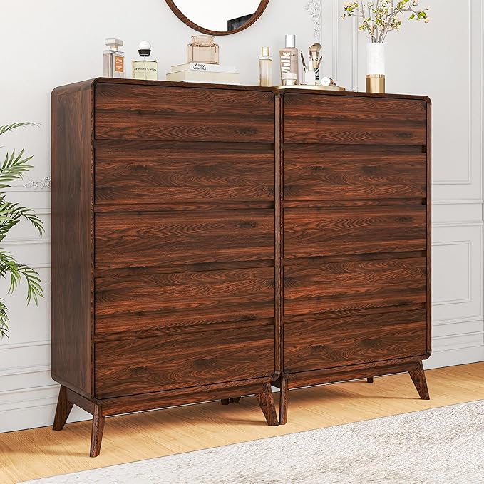 50" Tall Dresser for Bedroom, Vertical Dressers - Image 5