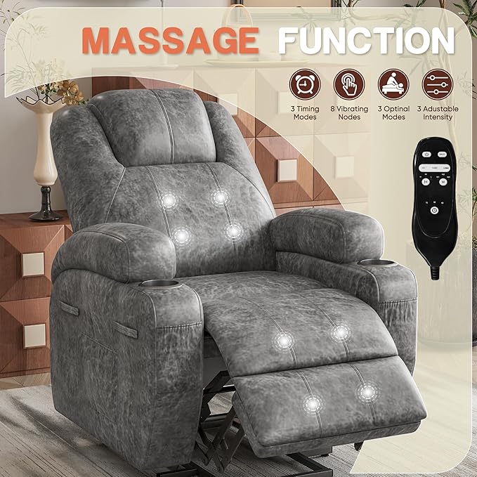 Electric Power Lift Recliner Chair - Image 3
