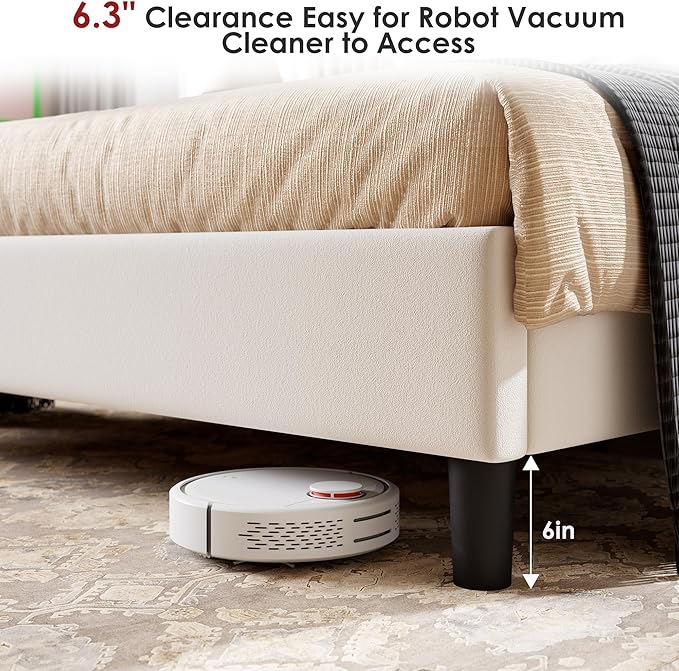Upholstered King Size Bed Frame - Image 7