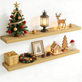 55 Inch Floating Shelves for Wall, 8 Inch Deep Floating Shelf for Storage & by Axeman