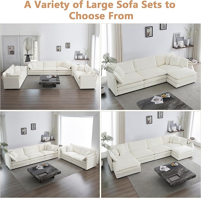 mikibama 41.4 Inch Single Seat Sofa, Chenille Comfy Deep Upholstered Couch - Image 7
