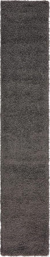 Unique Loom Solid Shag Collection Area Rug - Image 2