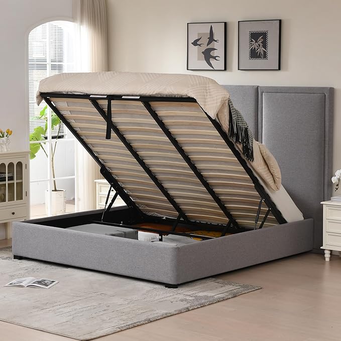 YUHUASHI King Size Bed Frame by YUHUASHI