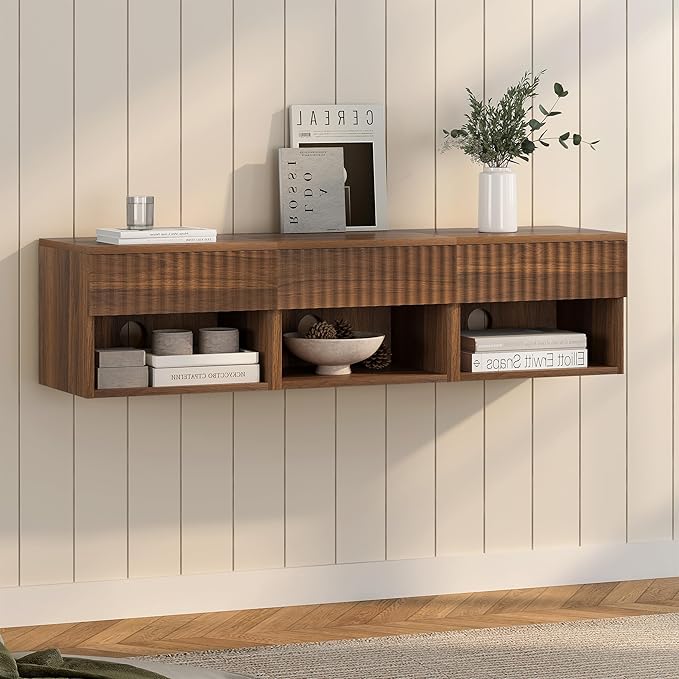 Floating Bedside Cabinet Set of Four - Image 3