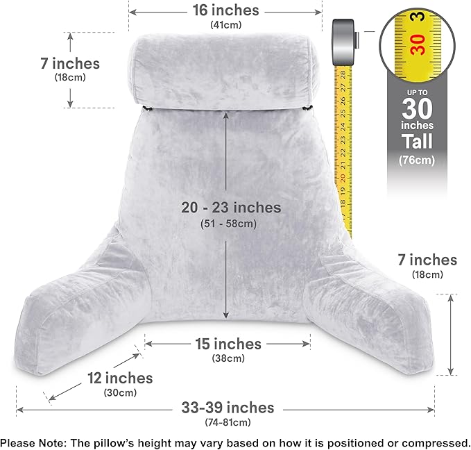 Husband Pillow XXL – Reading Pillow Bed Chair - Image 3