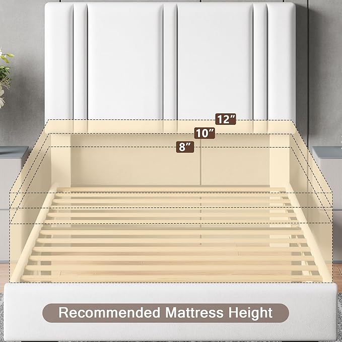 Upholstered Twin Size Bed Frame - Image 7
