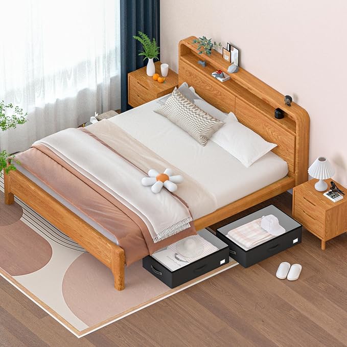 Underbed Storage With Wheels, No Assemble Required 12 inches Height Under bed - Image 6